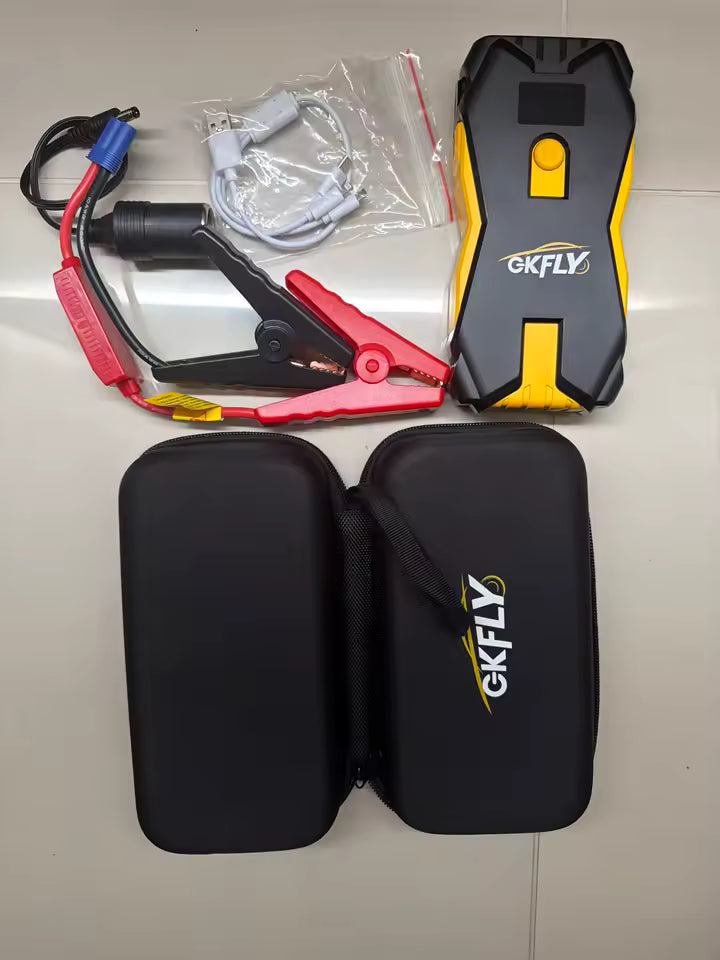 ARRANCADOR DE BATERÍA PROFISSIONAL + ARRANCA TU COCHE EN SEGUNDOS + SIN PEDIR AYUDA A NADIE + GRATIS ESTUCHE DE TRANSPORTE