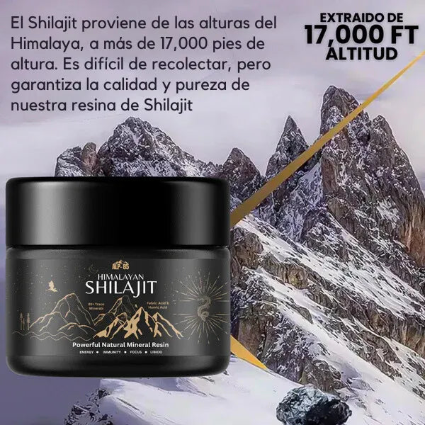 Shilajit 50g 100% Puro del Himalaya 💎 — Recupera tu Energía, Equilibra tu Vida, Transforma tu Bienestar.