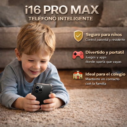 📱 i16 PRO MAX teléfono inteligente + Caja y Cargador Premium + Funda de Protección GRATIS + REGALO EXCLUSIVO 🔥
